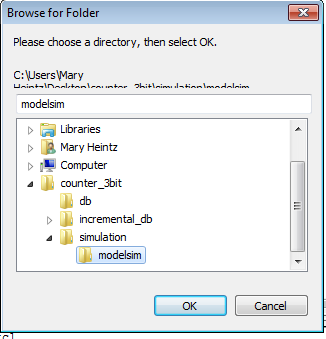 choose directory