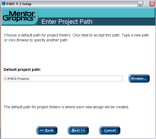 project path setting