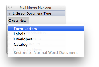 mail merge on mac